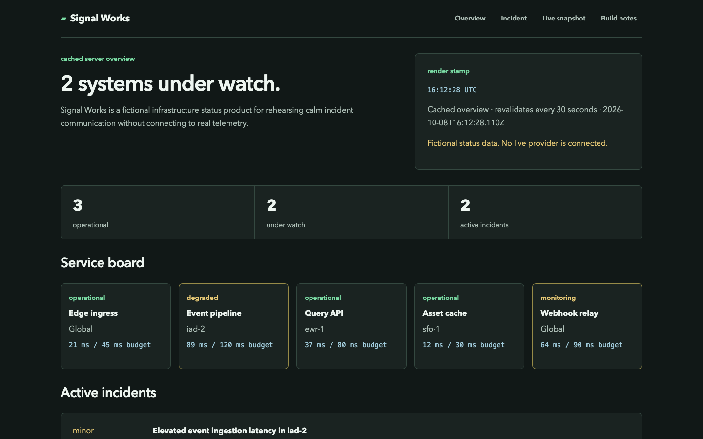 Signal: actual released desktop product view after the shared typography refinement.
